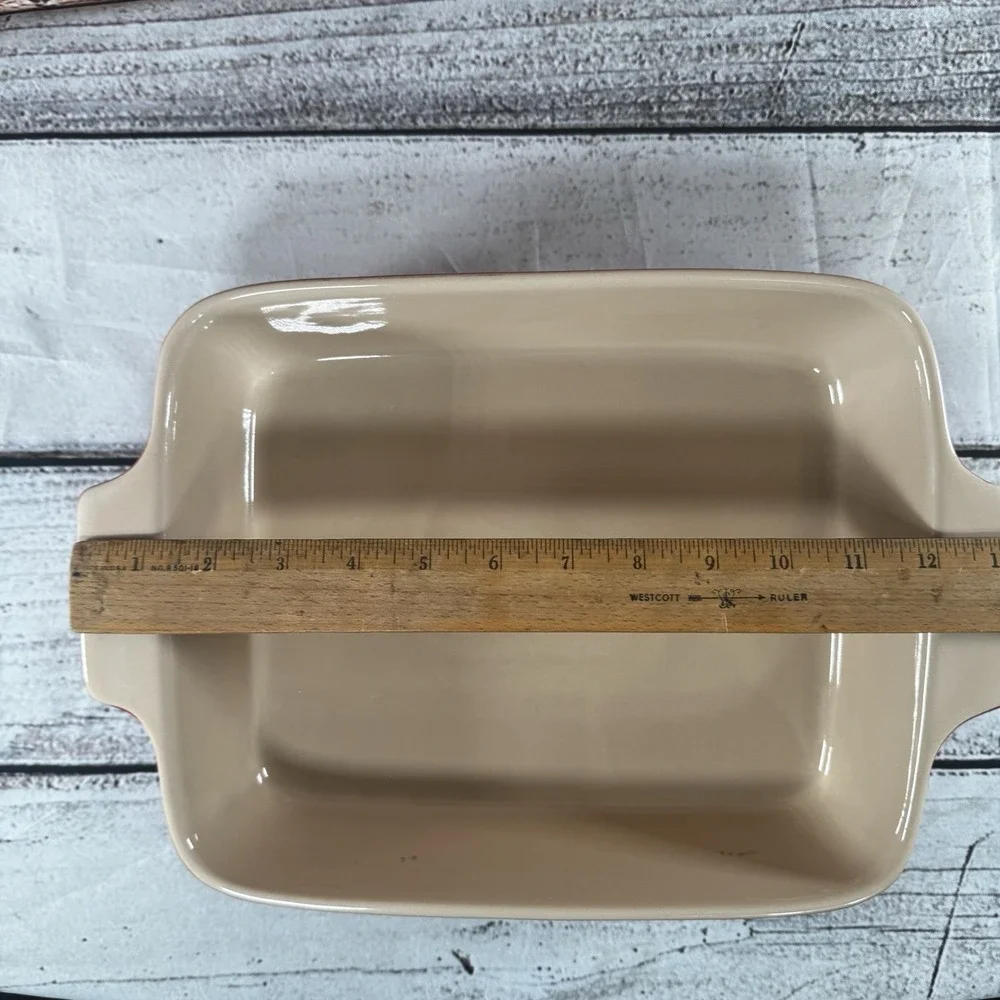 Brandani Red Ceramic Casserole Dish 10